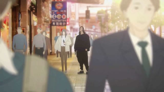 Still from the Are You the Strongest? scene in Jujutsu Kaisen