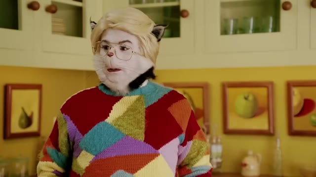 Still from the Kupkake-inator scene in The Cat in the Hat