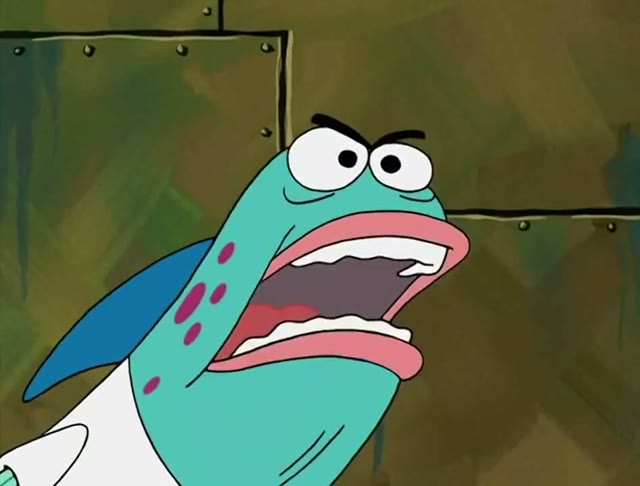 Still from the Acércate, Viejo scene in SpongeBob SquarePants