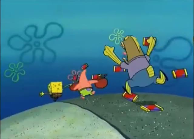 Still from the Chocolate scene in SpongeBob SquarePants